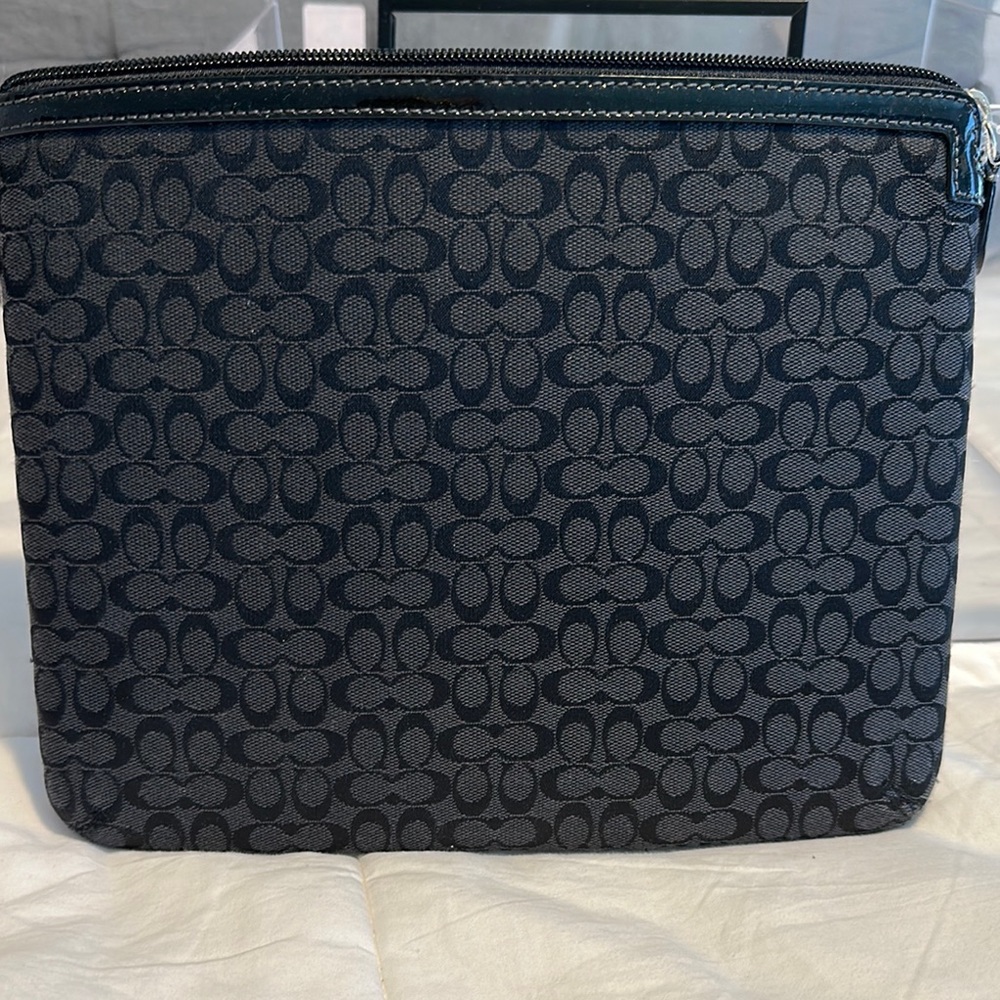 Coach black Patterned tablet Pouch - Picture 4 of 4